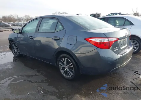 2016 Toyota Corolla Le Premium z USA, uszkodzony, nr VIN 5YFBURHE4GP498950